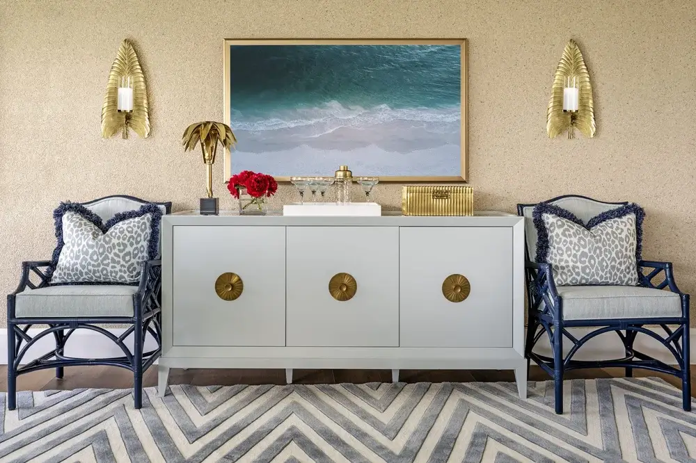 Longboat Key Leisure — seating area in a Sarasota residence