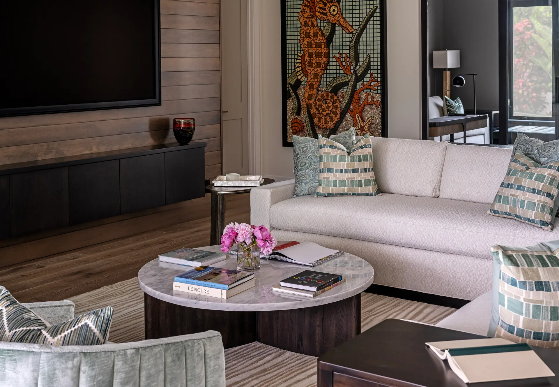 Sarasota Serenity — living room in a Sarasota, Florida residence